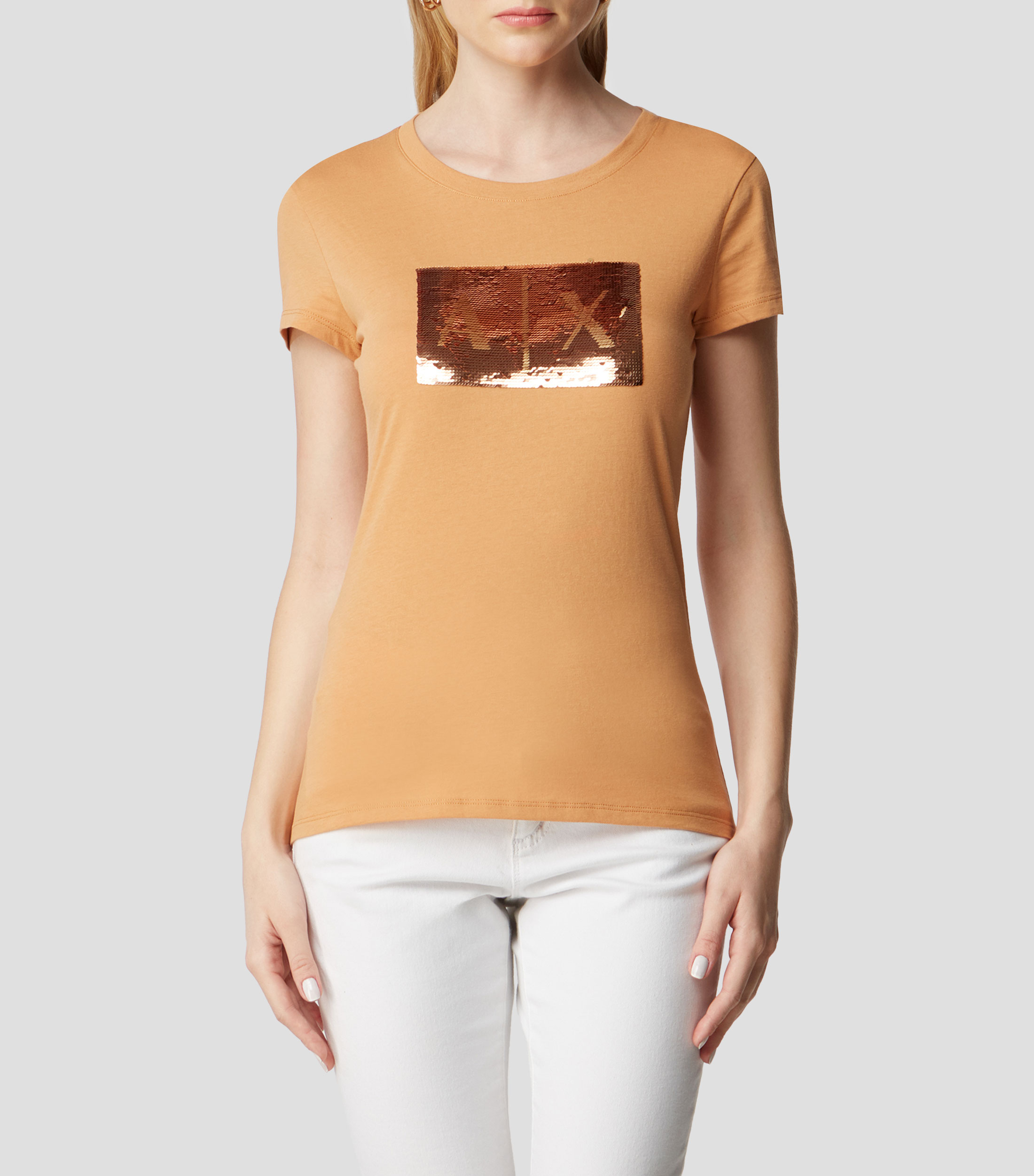 Playera Cuello Redondo Manga Corta Mujer